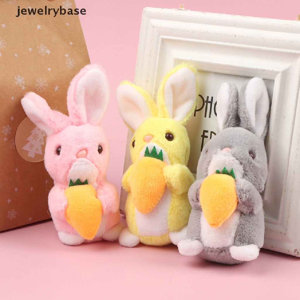 (jewelrybase) Gantungan Kunci Boneka Kelinci / Wortel Bahan Plush 2023