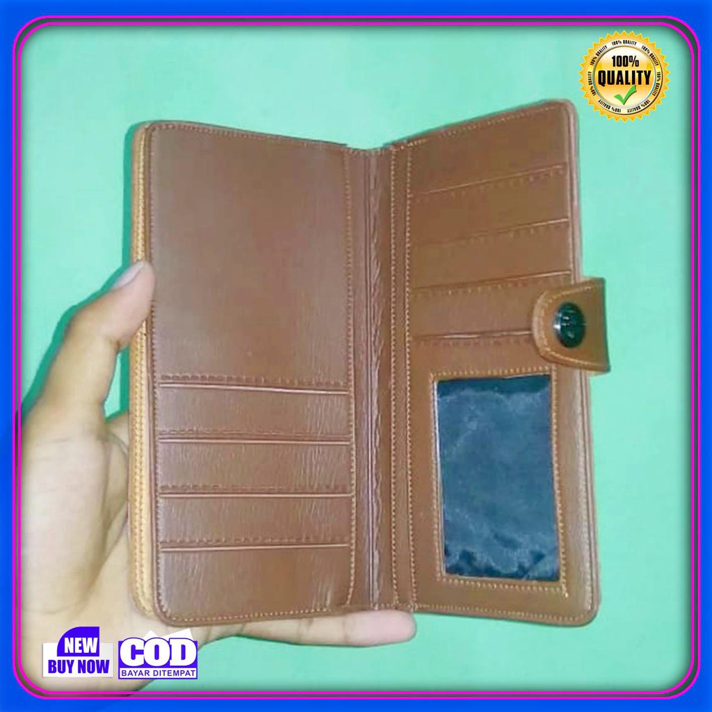 Dompet Grosir Panjang kancing  Original Simple Elegan DOMPET DISTRO BAYAR DI TEMPAT