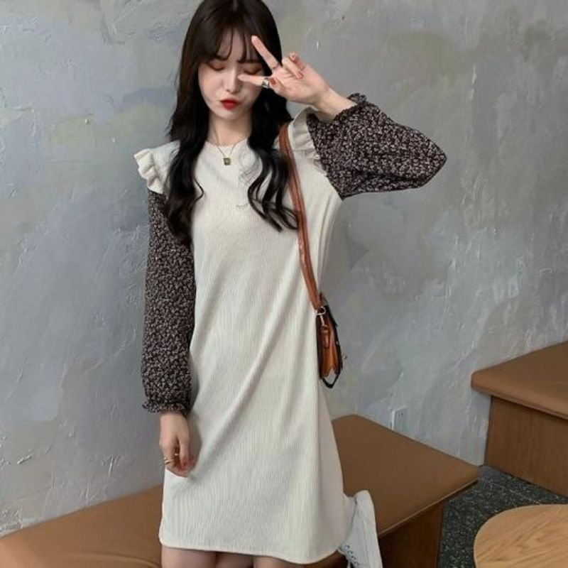 MDLV ~ 0479 KNIT DRESS ENVIA (TANPA BELT) DRESS RAJUT KOREA PREMIUM BEST SELLER FASHION IMPORT