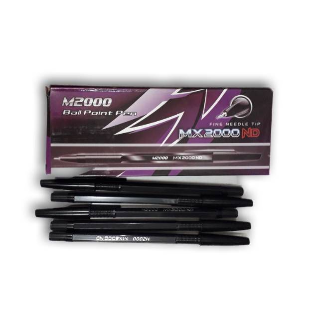 

Pen Tinta Hitam / Pulpen MX2000ND Tinta Hitam Bolpoin Pen Pulpen Balpoint 1 Pcs