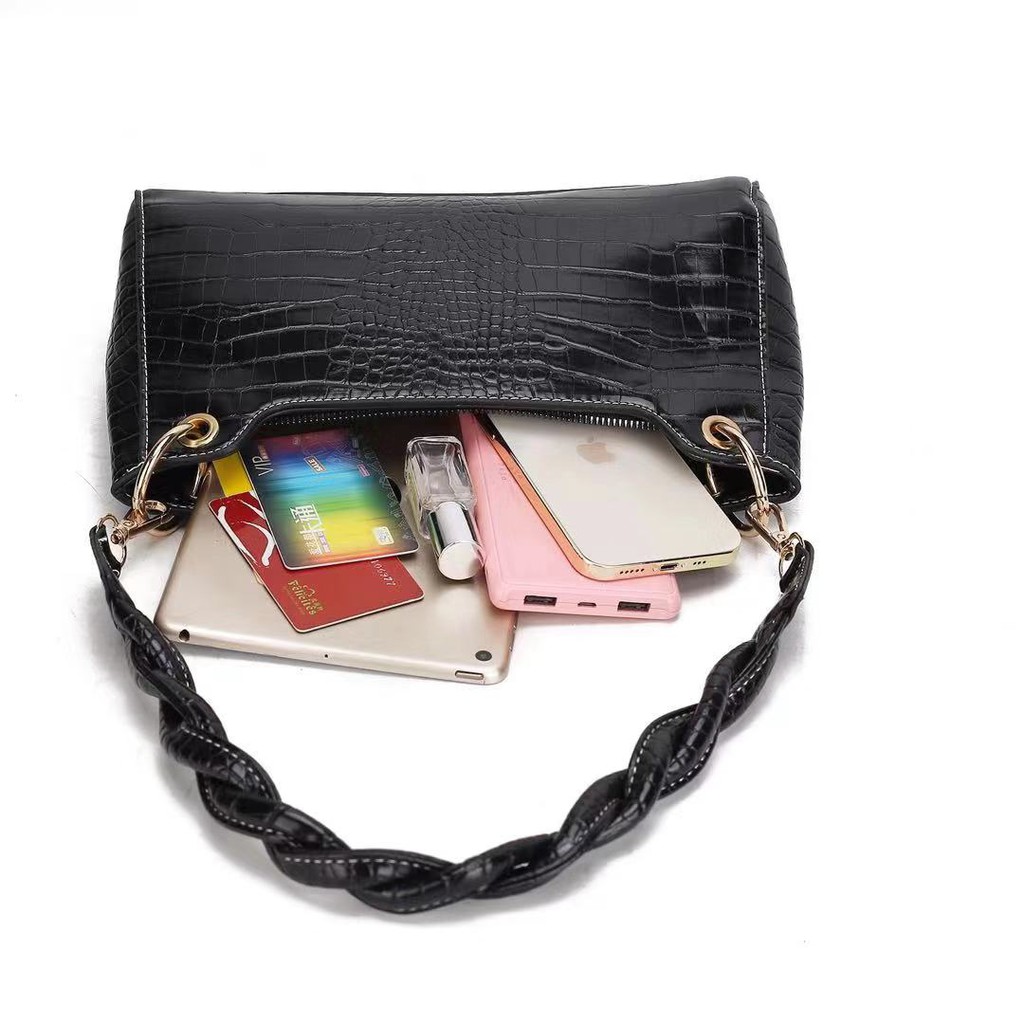 TOTEBAG WANITA SHOULDER BAG SABI4 CROCO TAS WANITA IMPORT #008