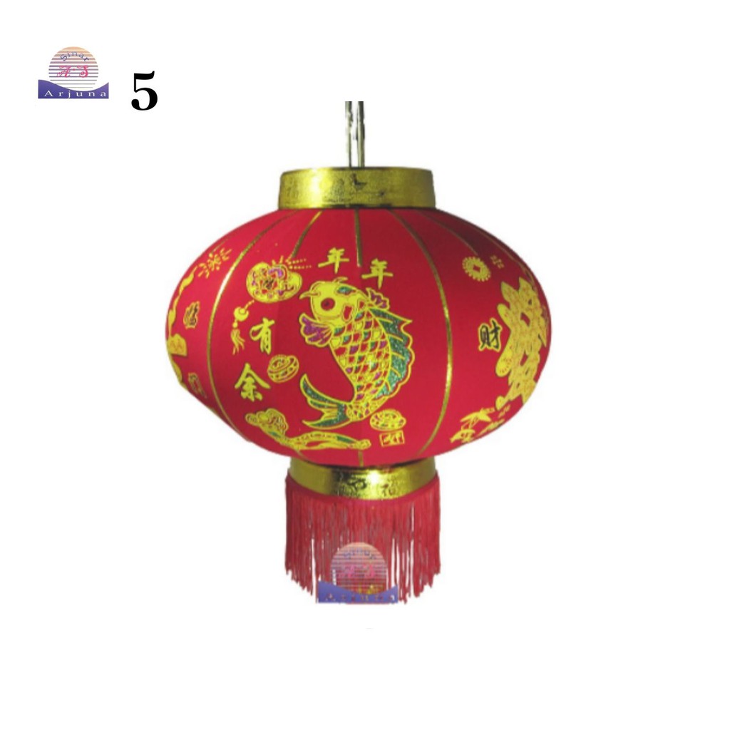 lampion imlek lampion kain buluduru 40cm