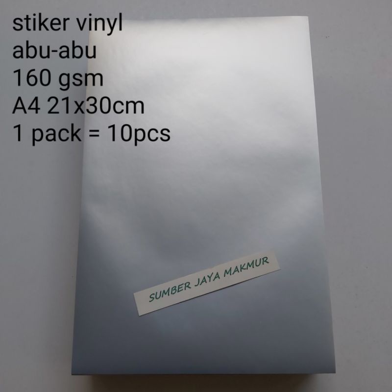 

Stiker Vinyl Abu-abu Glossy