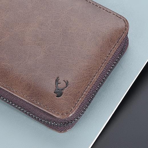 WEIXIER D9185 Dompet Lipat Pria Kulit Bifold Wallet Pendek WX-OS