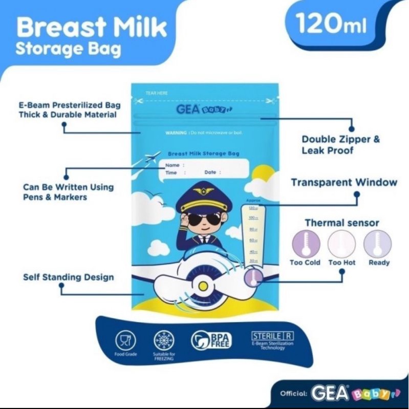 Gea Milk Bag 120ml Profesi Edition