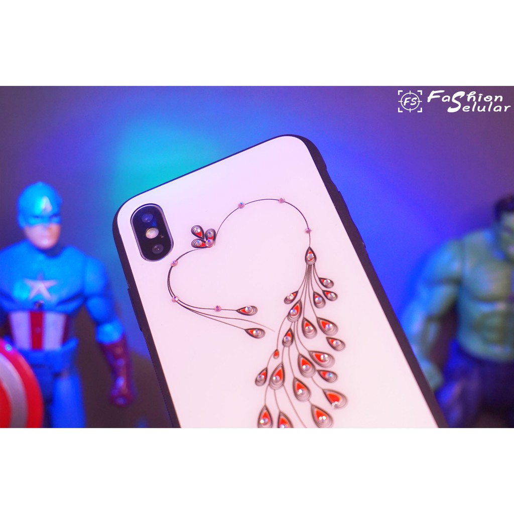GoodCase - FS Glass Swaloski Oppo F1S | A7 | A71 | A83 | A1K/C2