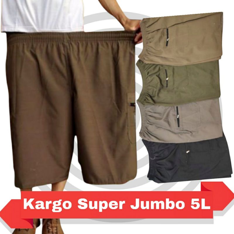 Celana bapak bapak 7/8 Super Jumbo/Celana kolor bahan/celana cargo bapak bapak jumbo/kolor rumahan s