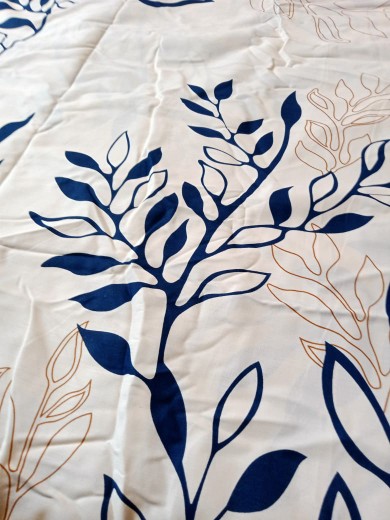 Kain Bahan Sprei Meteran Katun Star Motif Acacia