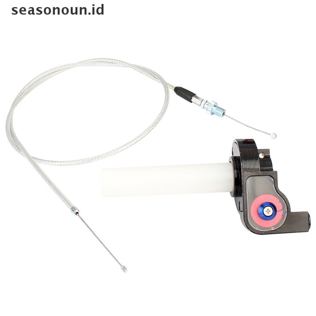 (seasonoun) Grip Gas Motor Dengan Kabel Throttle 1 / 4 &quot;1200MM