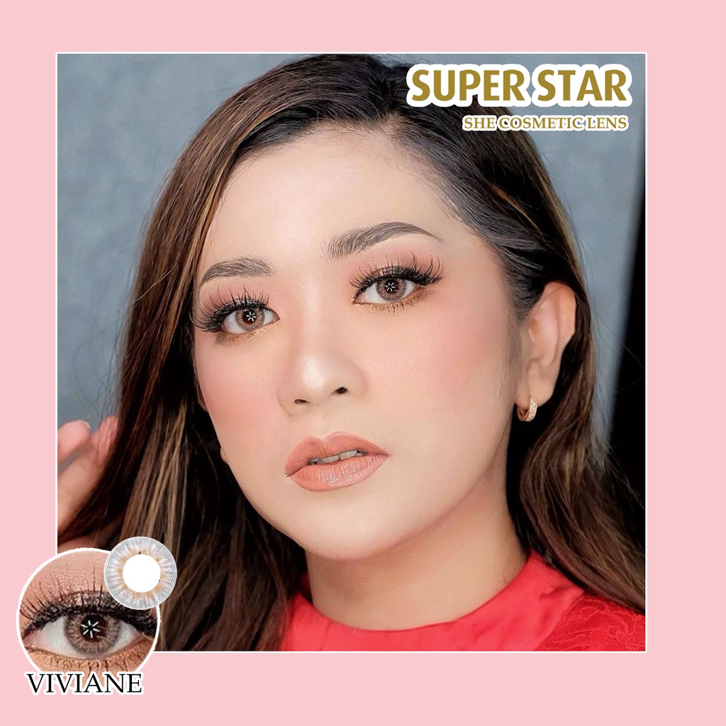 [PILIH LOKAL] Superstar Viviane softlens warna bulanan