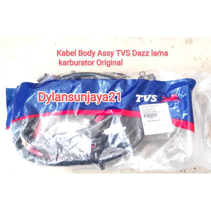 Kabel Body Assy TVS motor Matic Dazz Lama Karburator Original