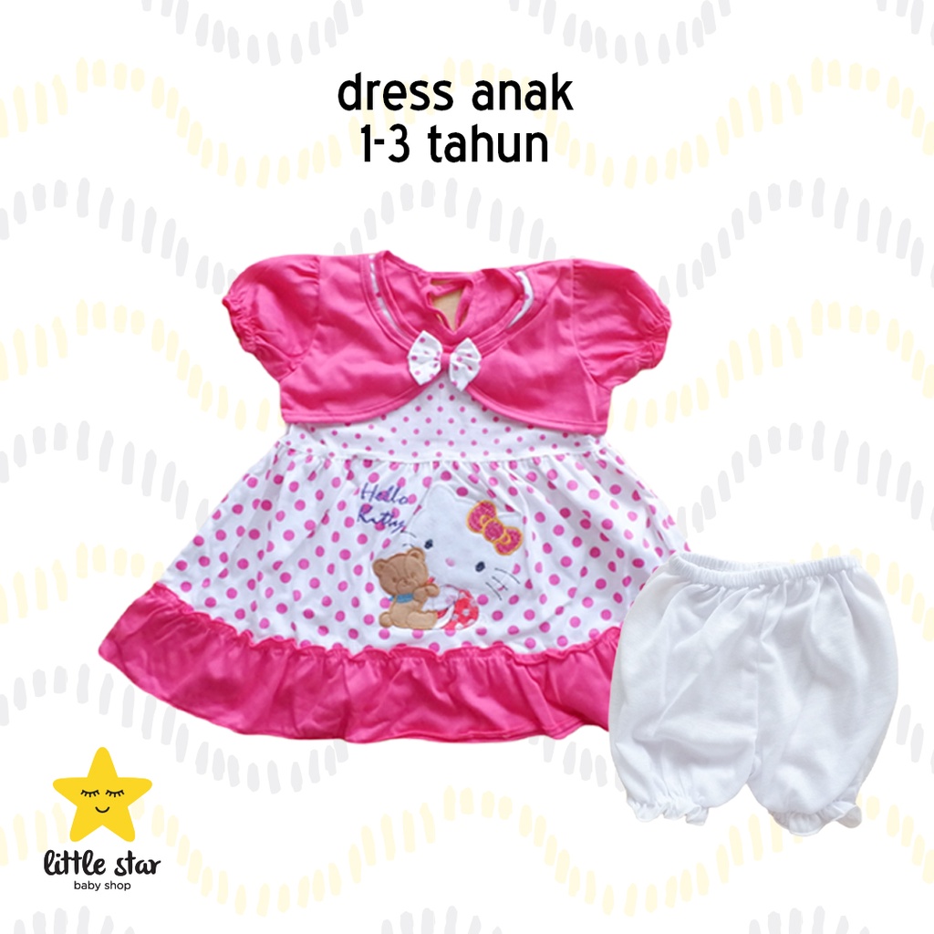 Y Lin Set Dress Anak Perempuan | Setelan Anak Bayi Cewek