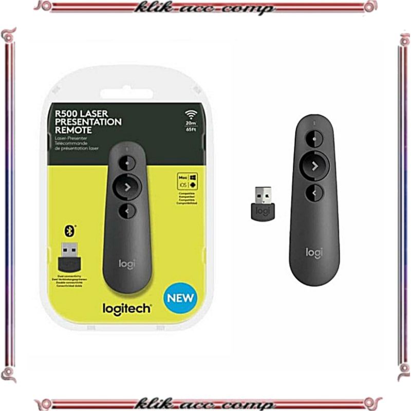 Logitech R500 Laser Presentation Remote - Logitech R 500 laser Pointer