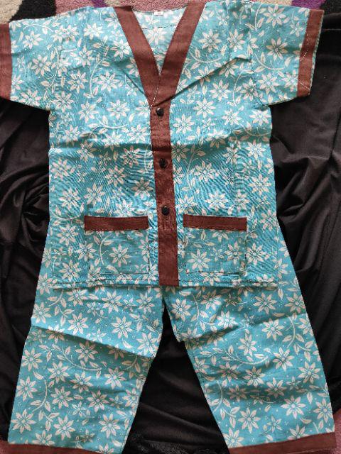 Piyama Batik Anak Size M Baju Anak Unisex Terlaris