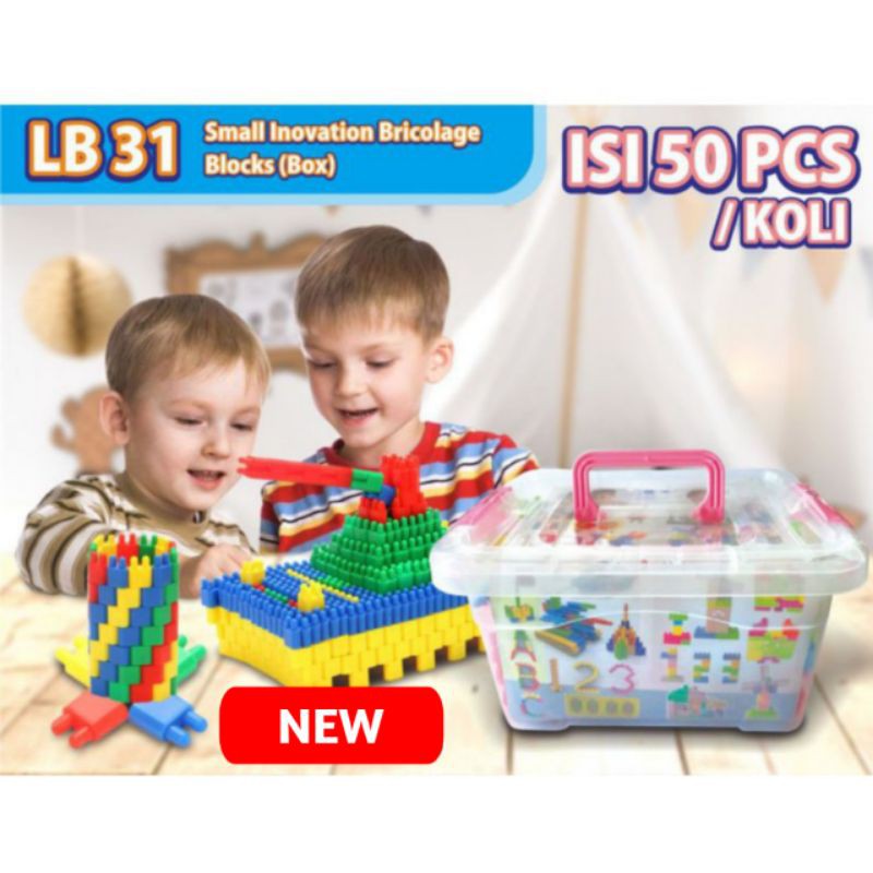MAINAN ASSEMBLY BUILDING BLOCKS LB31 - MAINAN ANAK EDUKATIF BLOCK KREATIF