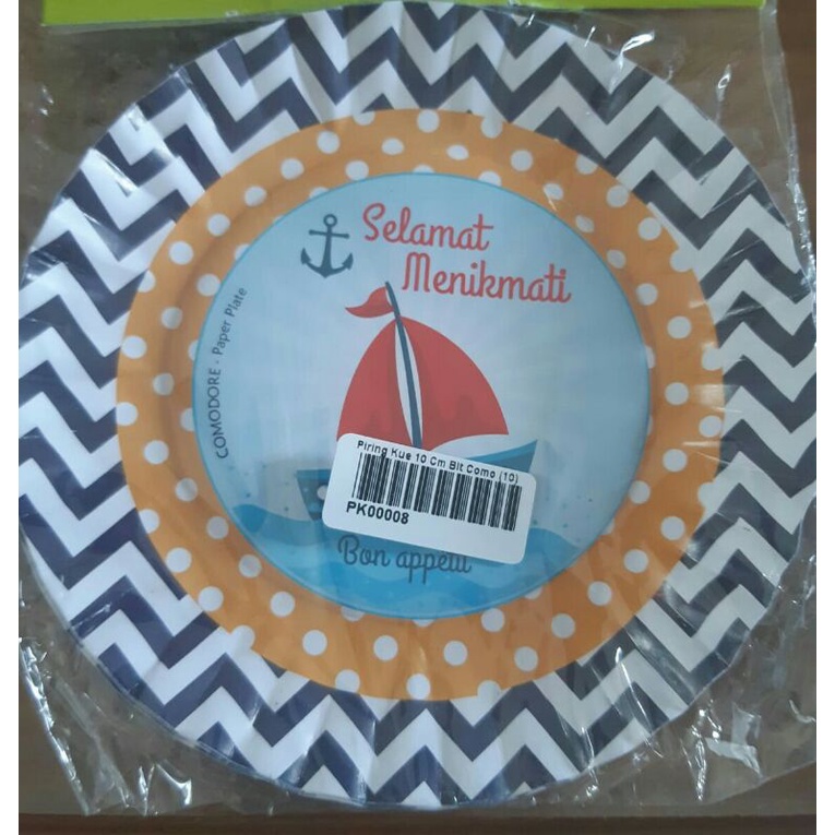 Piring Kue motif jangkar sailor limited edition