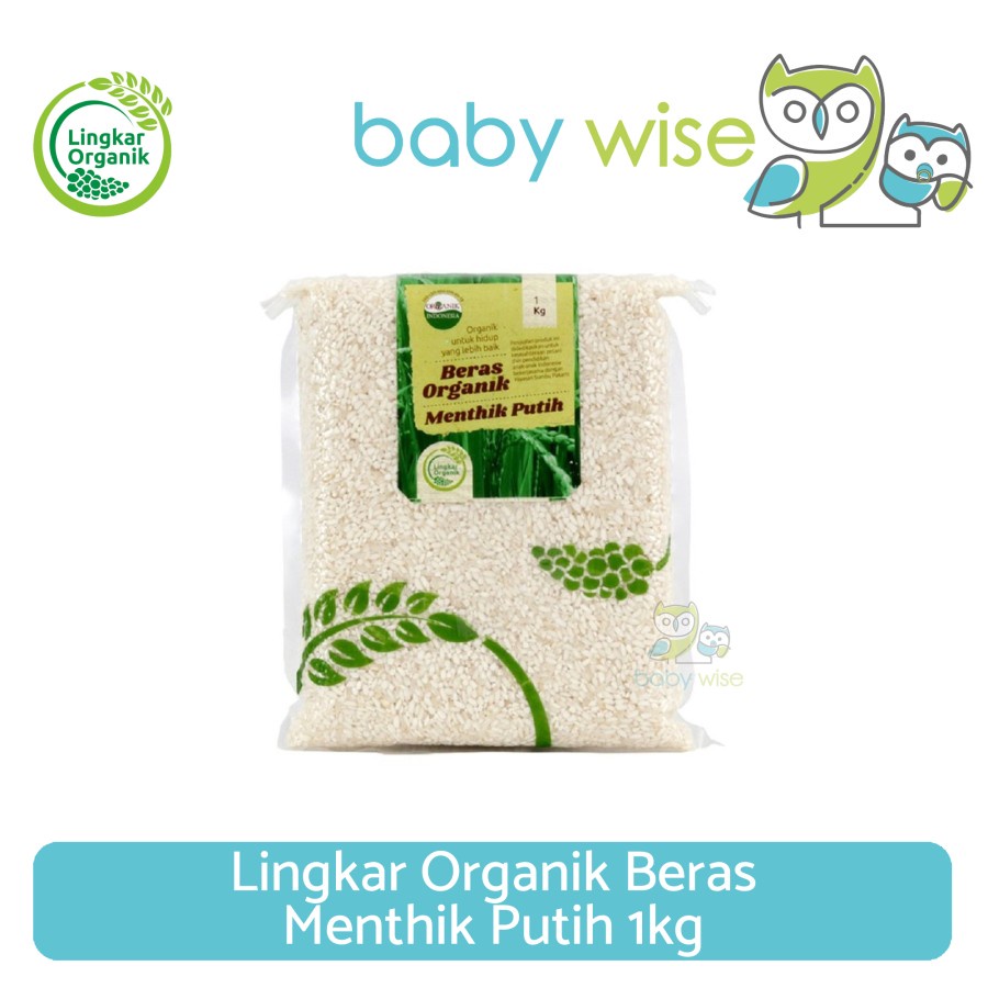 Lingkar Organik Beras Menthik Putih 1kg