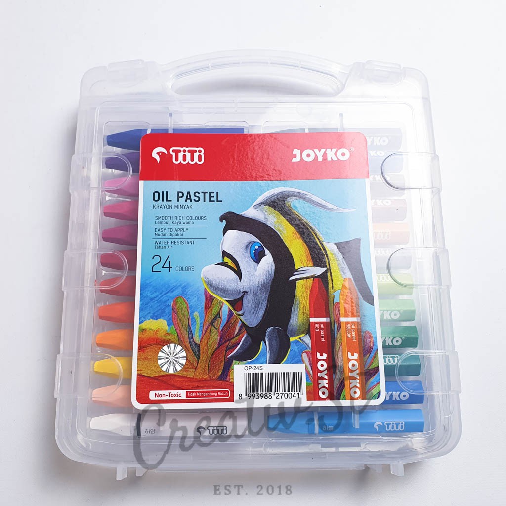 

JOYKO Crayon Oil Pastel 24 Warna Case