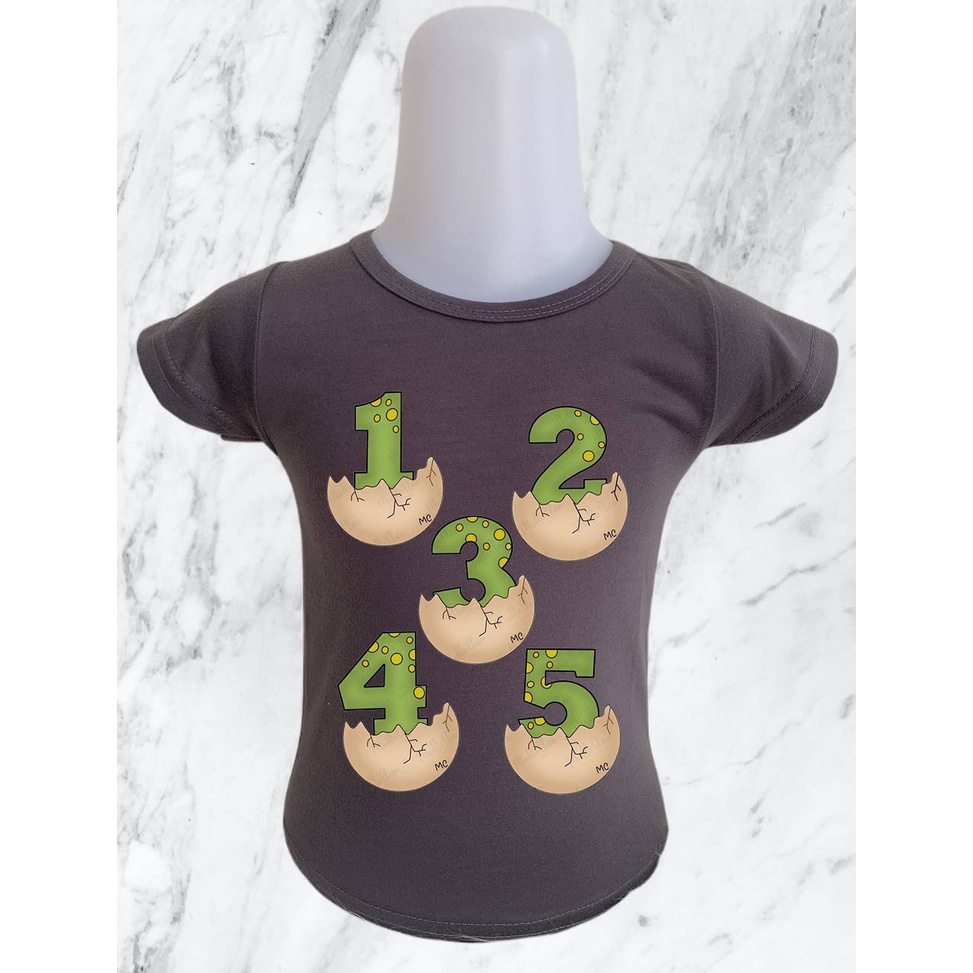 KAOS ANAK LAKI DINO EGG 1-6 TAHUN BAJU ATASAN ANAK FASHION TERMURAH | KAOS OBLONG ANAK