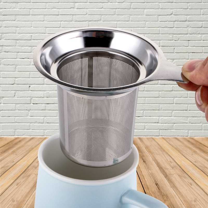 Filter Saringan Teh Stainless Reusable Tea Infuser Strainer