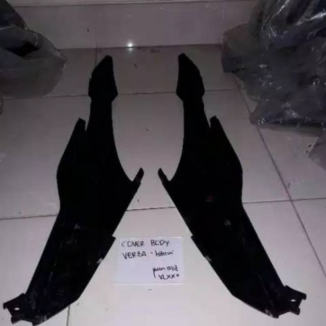 Body cover body verza 150 hitam kanan kiri