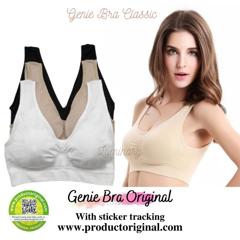 GENIE BRA CLASSIC ORIGINAL JAPAN BH TANPA KAWAT BRA WANITA TANPA KAWAT BRA IMPORT PAKAIAN DALAM