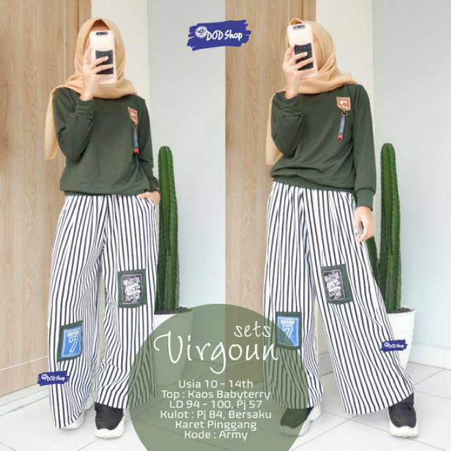 Baju setelan perempuan KH VIRGOUN SET