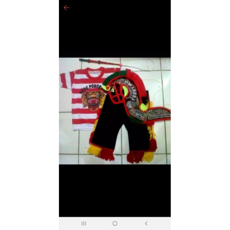 stelan reog. stelan baju reog . stelan baju reog anak. baju reog. baju reog anak. baju reog murah