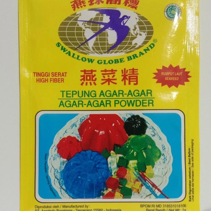 

agar agar swallow globe 7gr BOOM SALE Kode 510