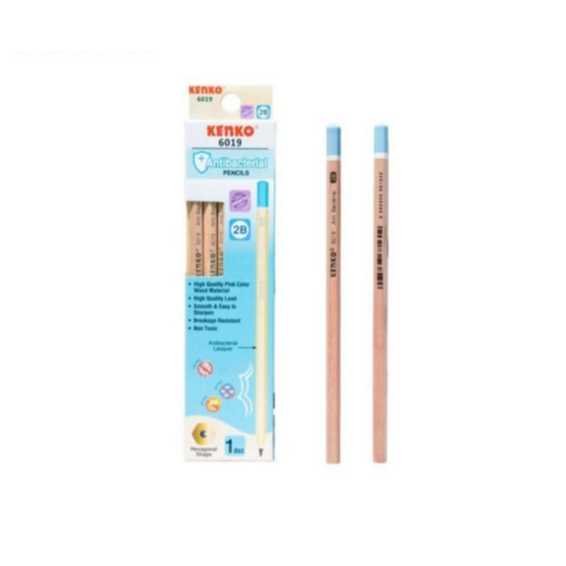 

PENCIL 2B-6019 / PENSIL KAYU / PENSIL ANTIBACTERIAL / ANTI BAKTERI DOZ