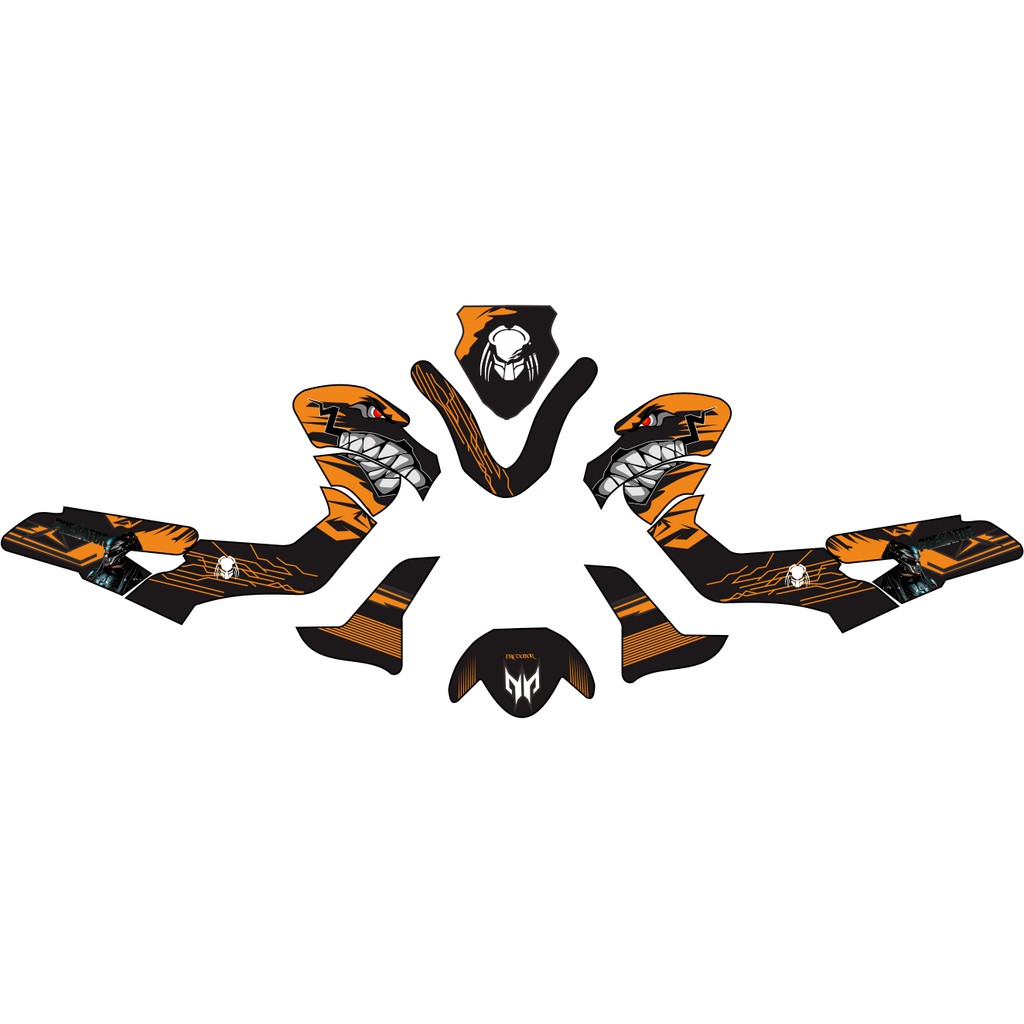 decal custom nmax predator