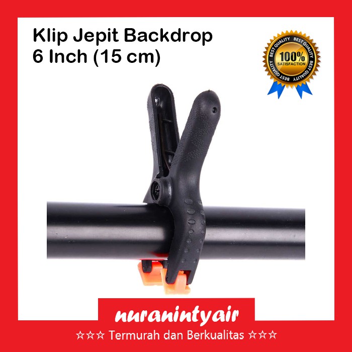 Clamp Penjepit Background 6 Inch - Klip Klem Penjepit Backdrop Studio