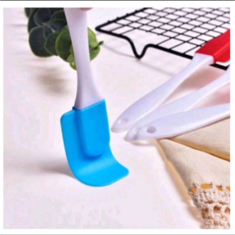 US209 Spatula Silicone Alat aduk adonan Kue Anti Lengket By Toko Haji Usman