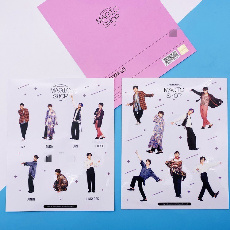 

Sticker BTS Japan Magic Shop BT21 Stiker KPOP
