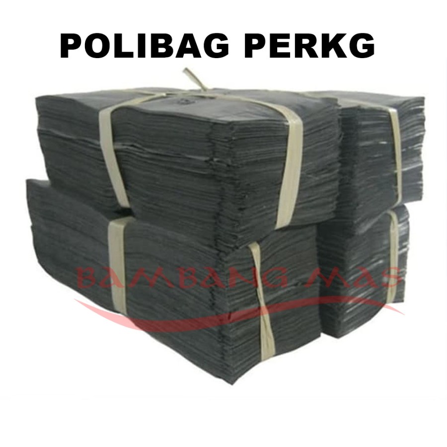 Plastik Polibag berkualitas Polybag Ukuran 30x35cm Kantong Pot Tanaman polibeg