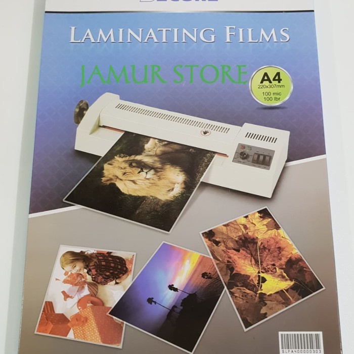 

Premium Plastik Laminating Secure Ukuran A4 100 Micron Laminating Film A4
