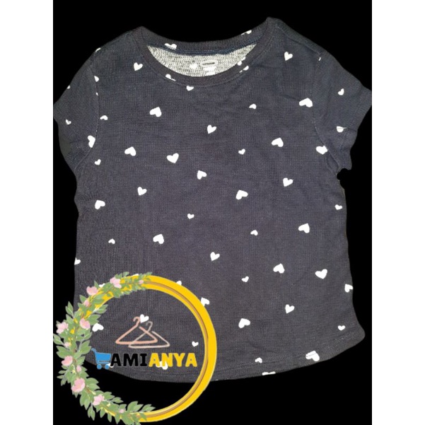 Baju Anak Perempuan Branded "Old Navy" Waffle Usia 3-4 Tahun
