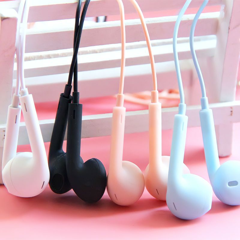 Ash shura Hea - 01 HEADSET MACARON EXTRA BASS STEREO OR88 TYPE F1 HANSFREE WARNA WARNI EARPHONE Hi Fi