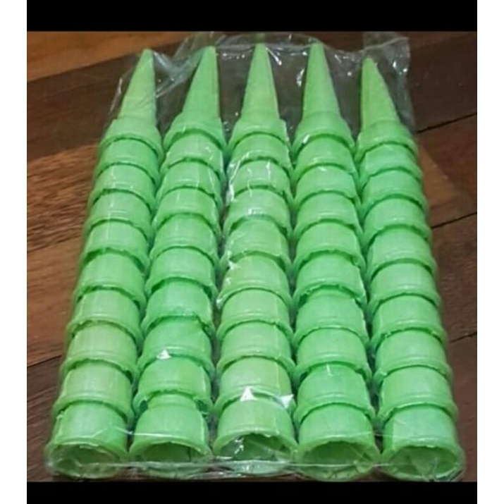 

Cone es krim kerucut 50 pcs diameter 4 cm + Bubble Wrap