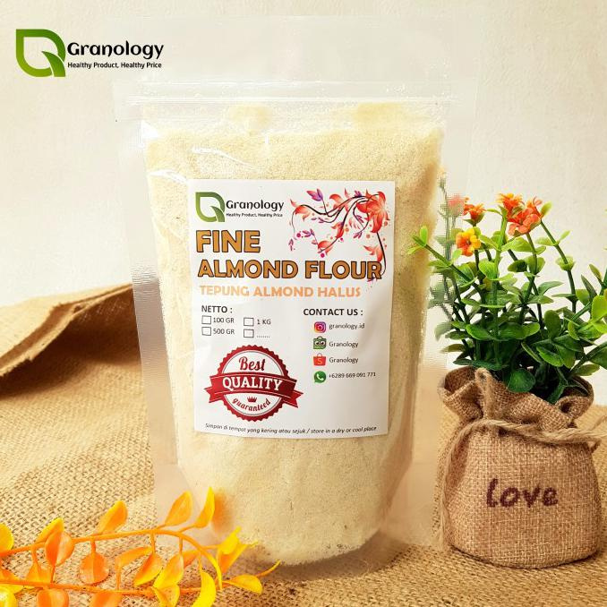 

TERMURAH Tepung Almond / Almond Bubuk / Almond Flour (500 gram) by Granology Kode 562