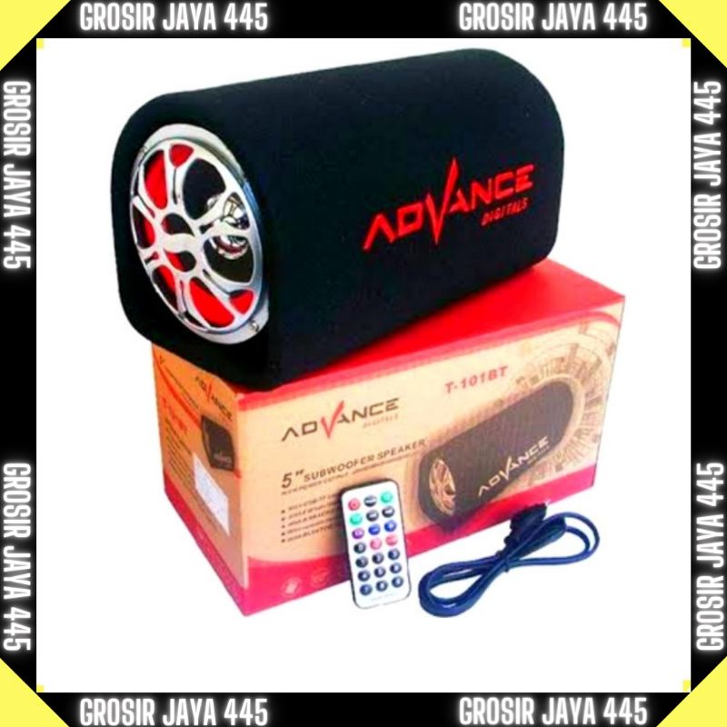 Speaker Portable Advance T 101 Bluetooth Subwoofer Speaker 5 Inch Original Garansi Resmi