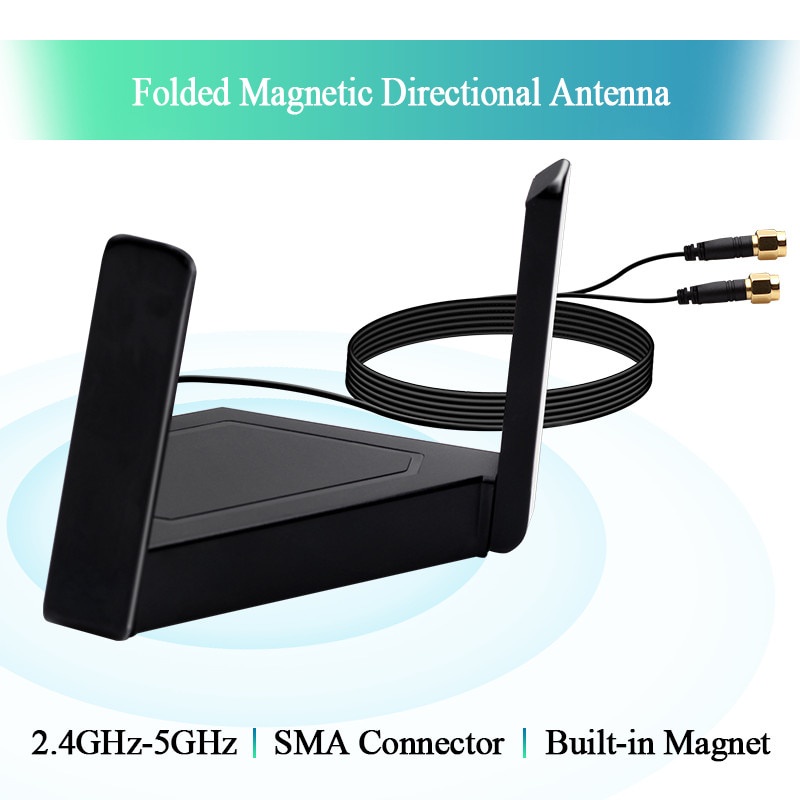 PREORDER Dual Band External Antenna Cable For PCIE Desktop Wifi Adapter Wi-fi Card AX200 Wireless Wl