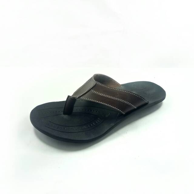 SENDAL KULIT JEPIT PRIA