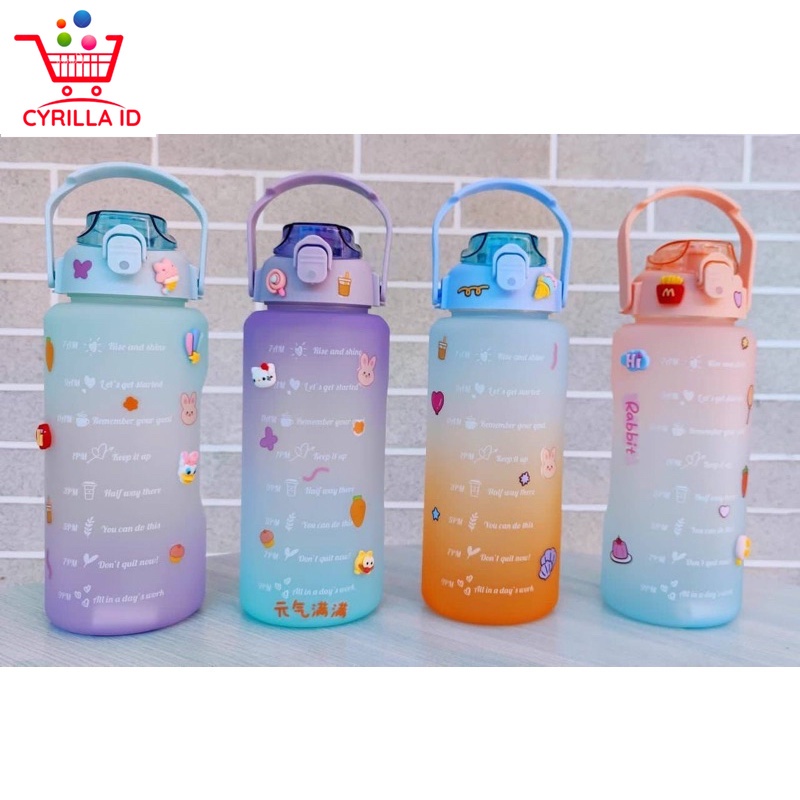 BOTOL AIR MINUM VIRAL KOREA 2LITER