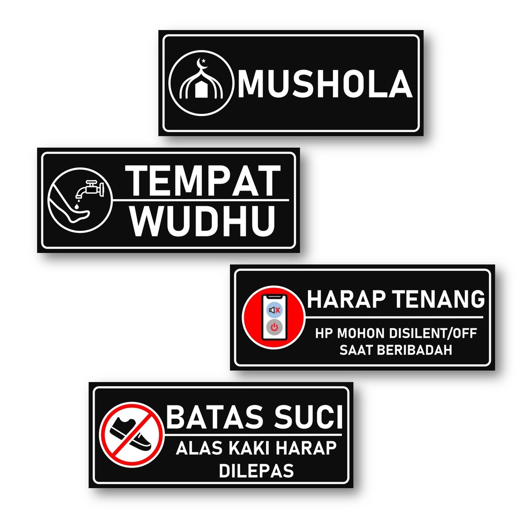 

STIKER MUSHOLA | STIKER WUDHU | STIKER VYNIL LAMINASI GLOSSY