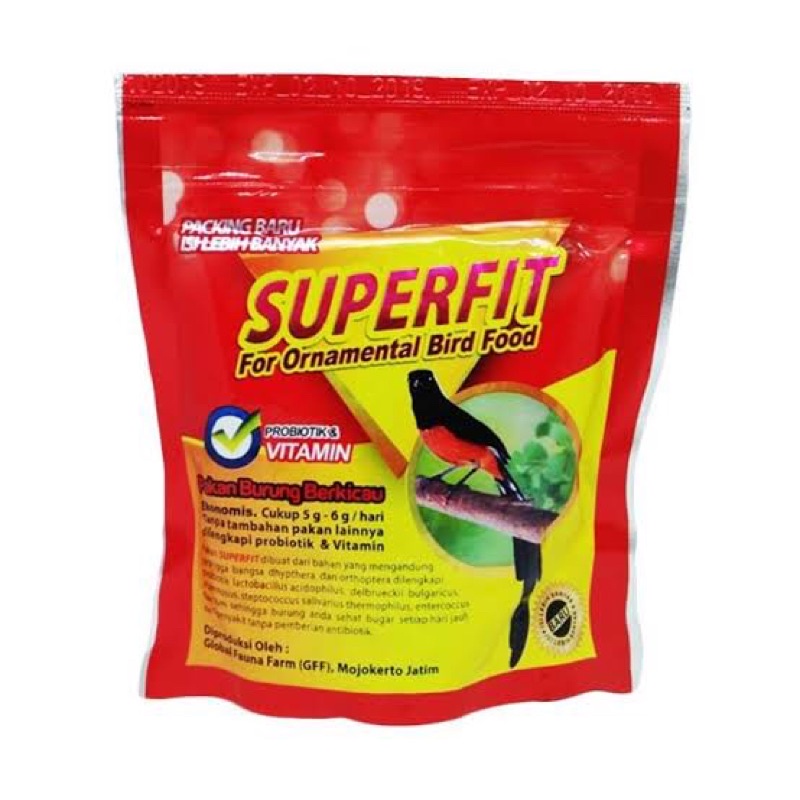 superfit red/superfit makanan burung