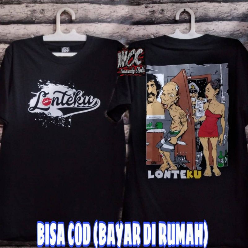 Kaos Iwan Fals Lonteku ||kaos oi ||kaos woc Oversize