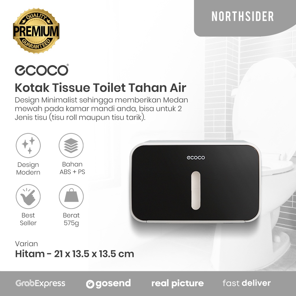 ECOCO TEMPAT KOTAK TISU BOX TISSUE TOILET E1903