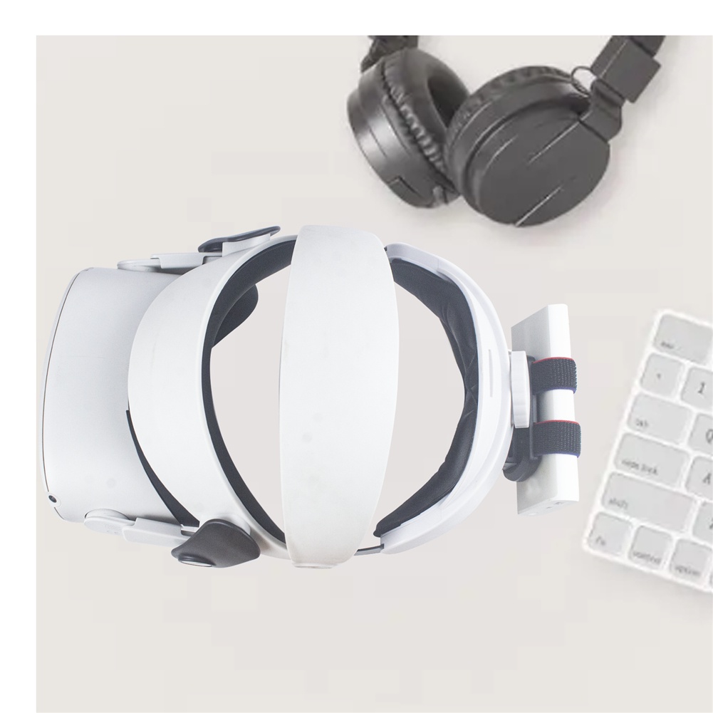 Strap Kepala Adjustable Dengan Bracket Baterai Untuk Oculus Quest 2 VR Cable Headband