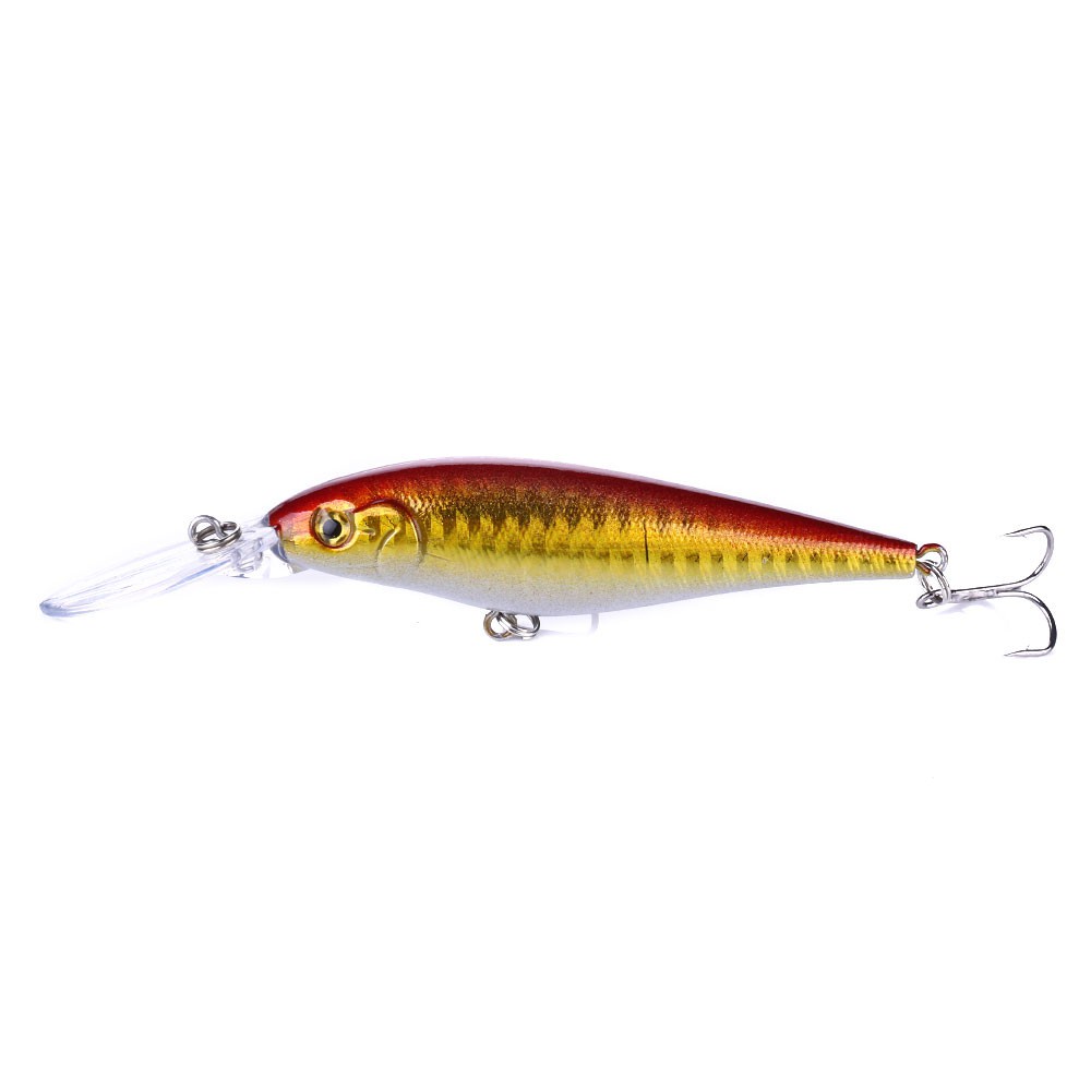 HENGJIA 20PCS Umpan Fishing Lure 11cm/10g Hard Bait Minnow Crankbait Wobbers Swimbait Fishing Tackle